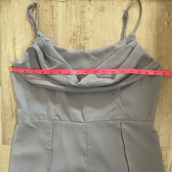 NWT Cider Petrol blue cowl neck wide leg jumpsuit from size XL - Picture 6 of 11